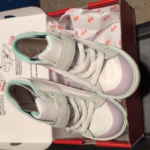 See Kai Run Kids' White and Pink Sneakers